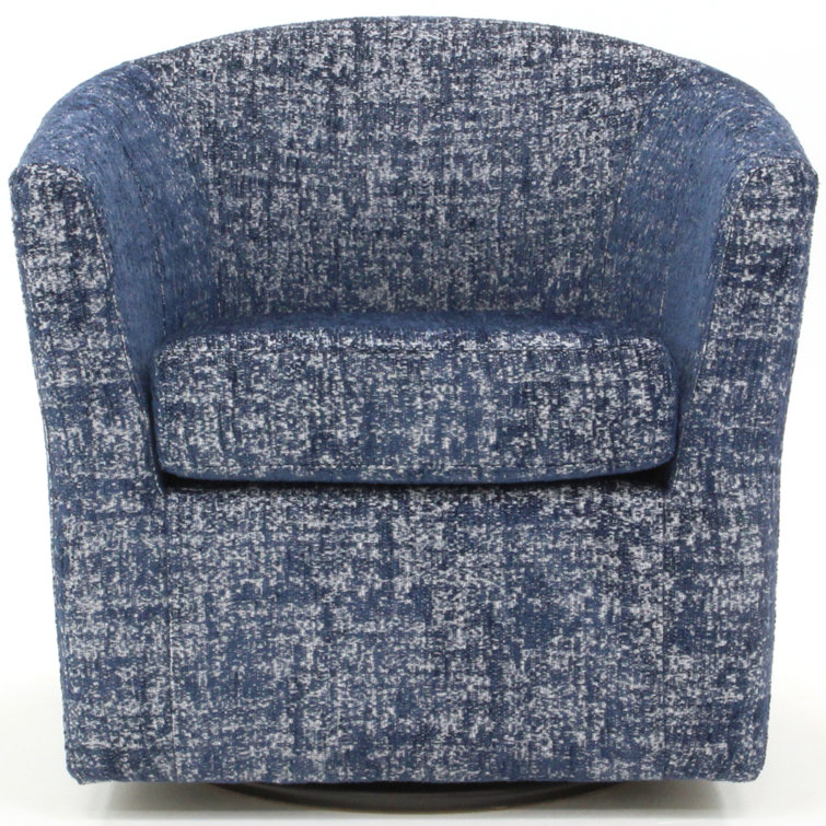 Andover Mills™ Hansell Upholstered Swivel Barrel Chair & Reviews Wayfair